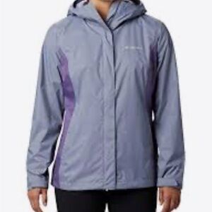 Columbia Women’s Arcadia Rain Jacket Omni-Tech S Waterproof Gorpcore Athleisure